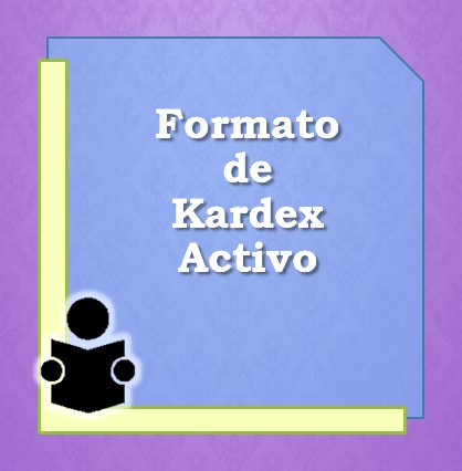 formato kardex activo