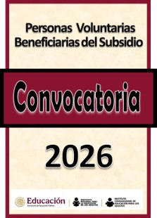 Convocatoria PVS 2026