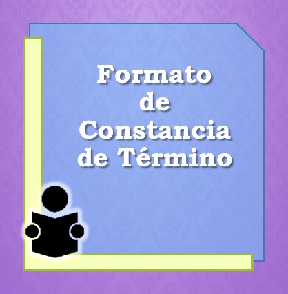 formato constancia termino