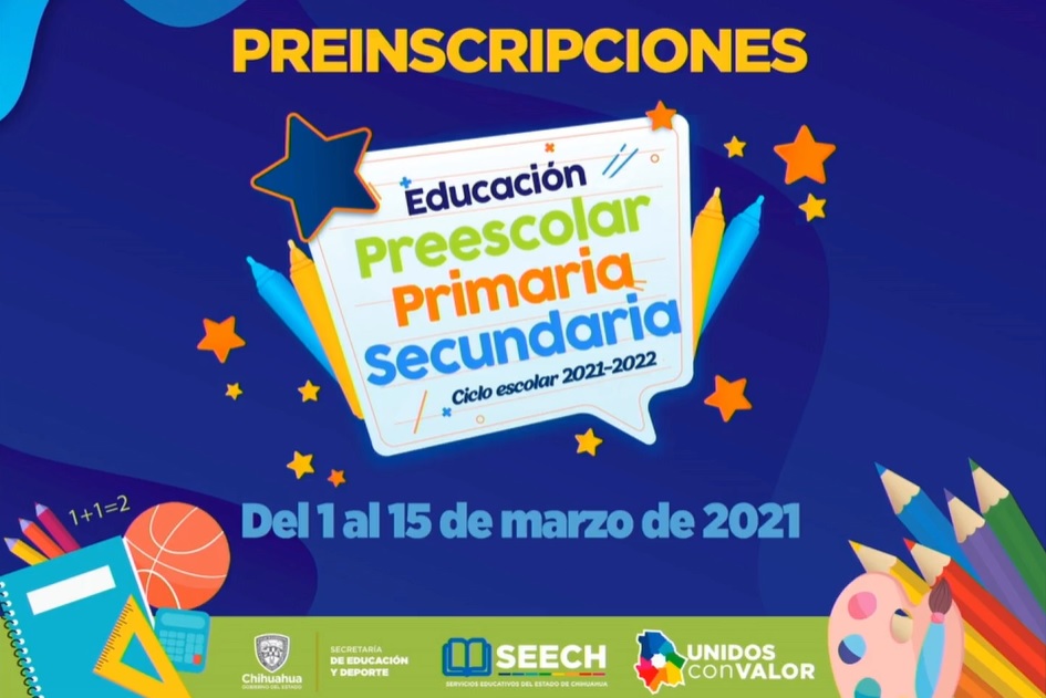 Preinscripciones a Educación Básica del 1 al 15 de marzo vía