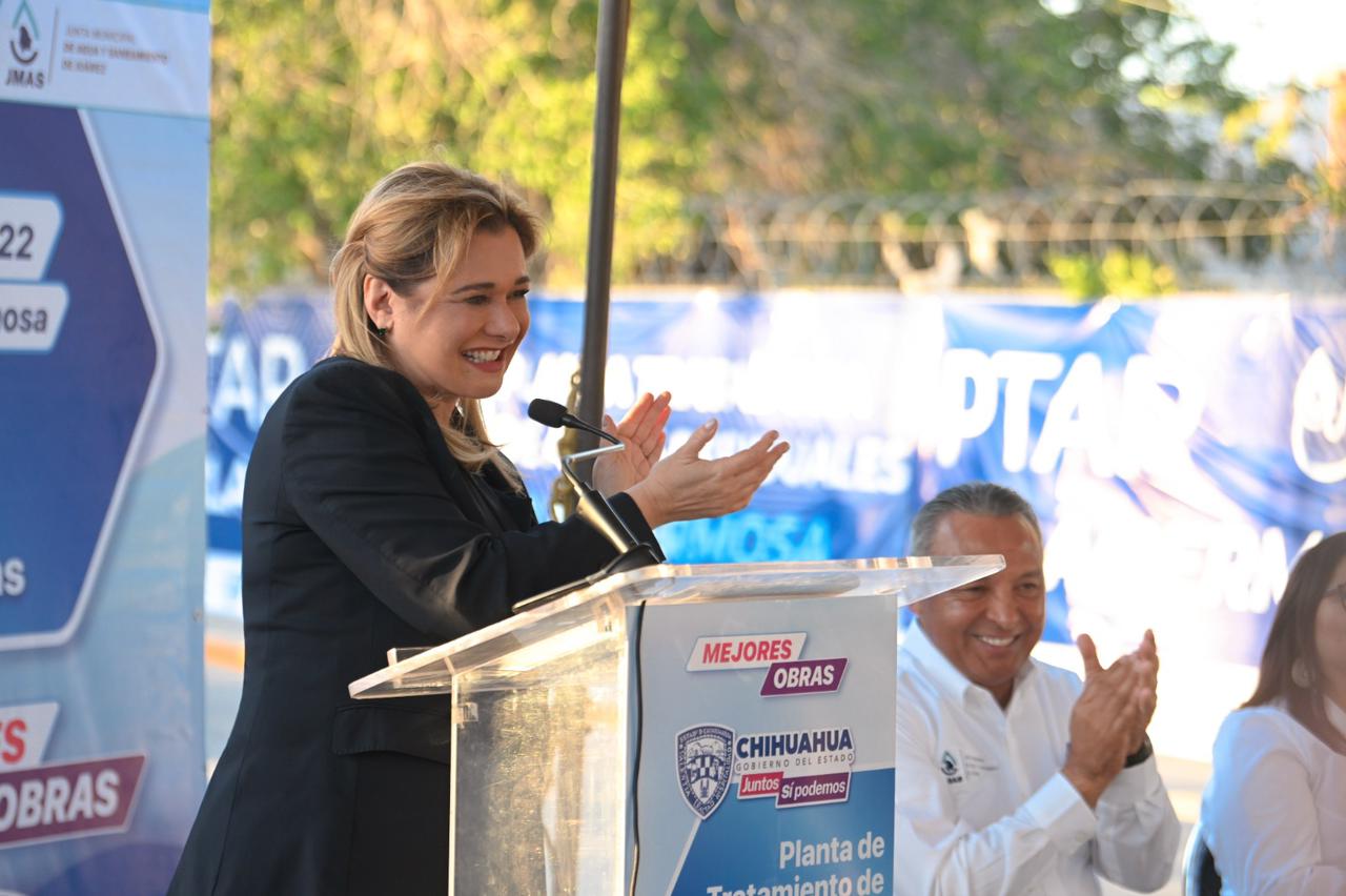 Entrega Gobernadora Maru Campos nueva planta tratadora de agua en ...