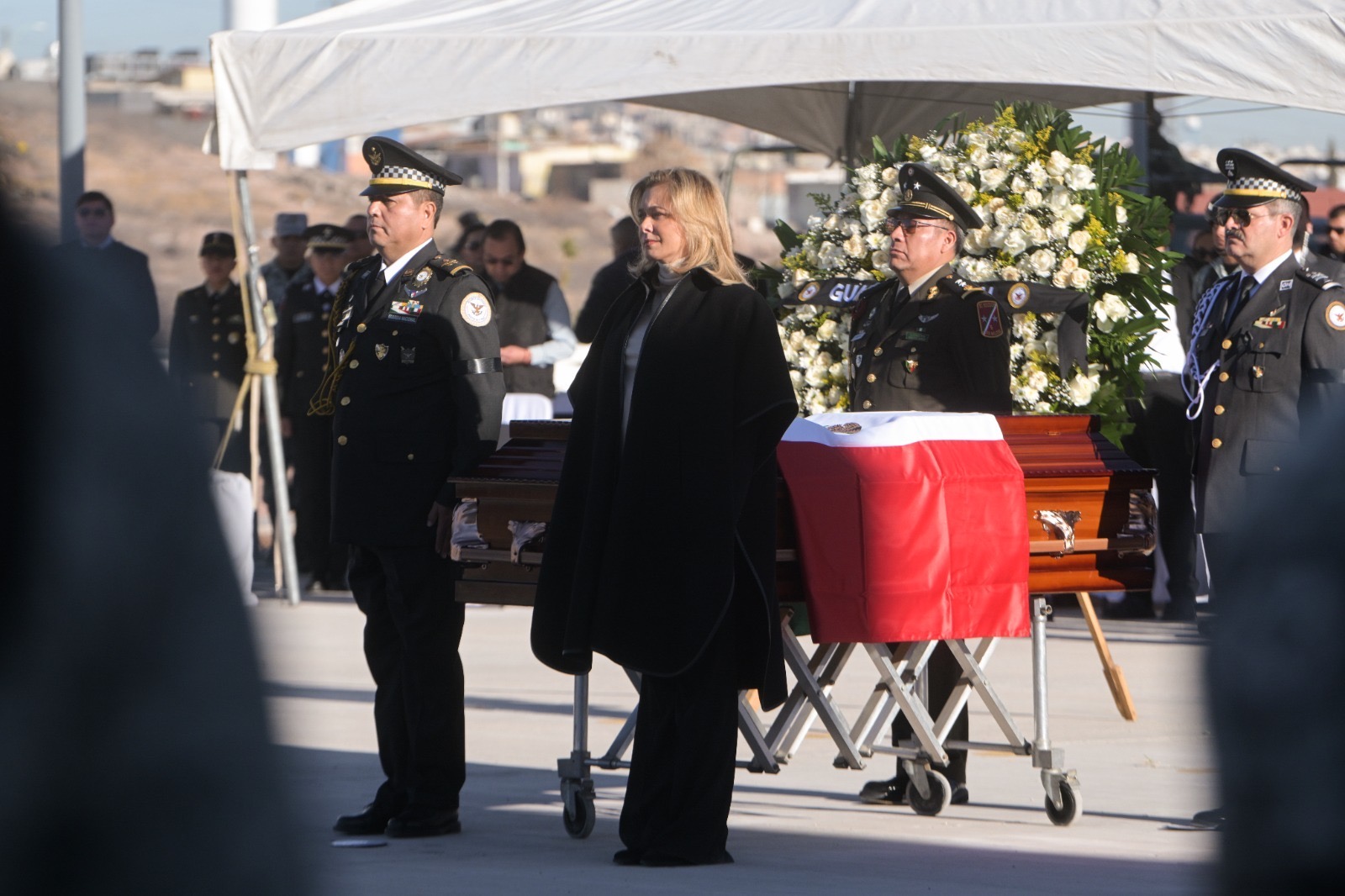 Maru Campos participa en Honras Fúnebres al coronel Juan Manuel Corral |  Portal Gubernamental del Estado de Chihuahua