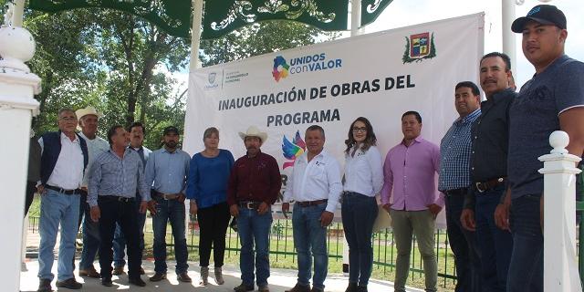 IMPULSA “DESARROLLO, PAZ Y REENCUENTRO” OBRAS EN IGNACIO ZARAGOZA