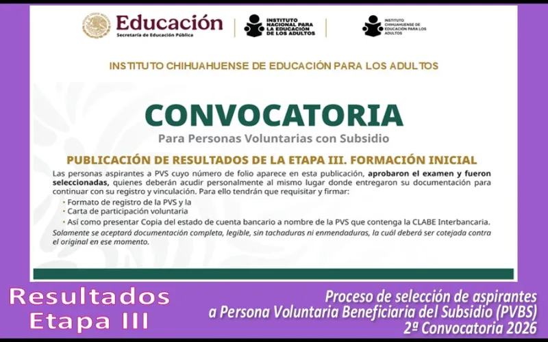 Resultados etapa III