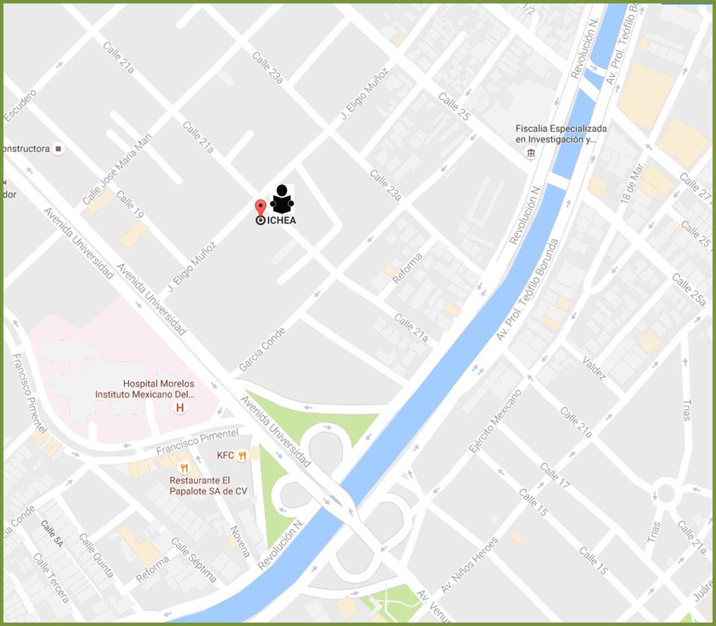 Indicaciones para llegar al ICHEA - clic aquí -